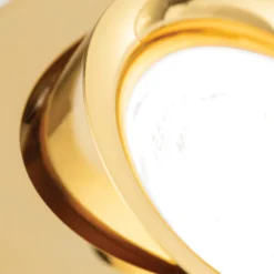 Einbauspot Choice, Aluminium, schwenkbar, gold