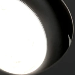 Einbauspot Choice, Aluminium, schwenkbar, schwarz