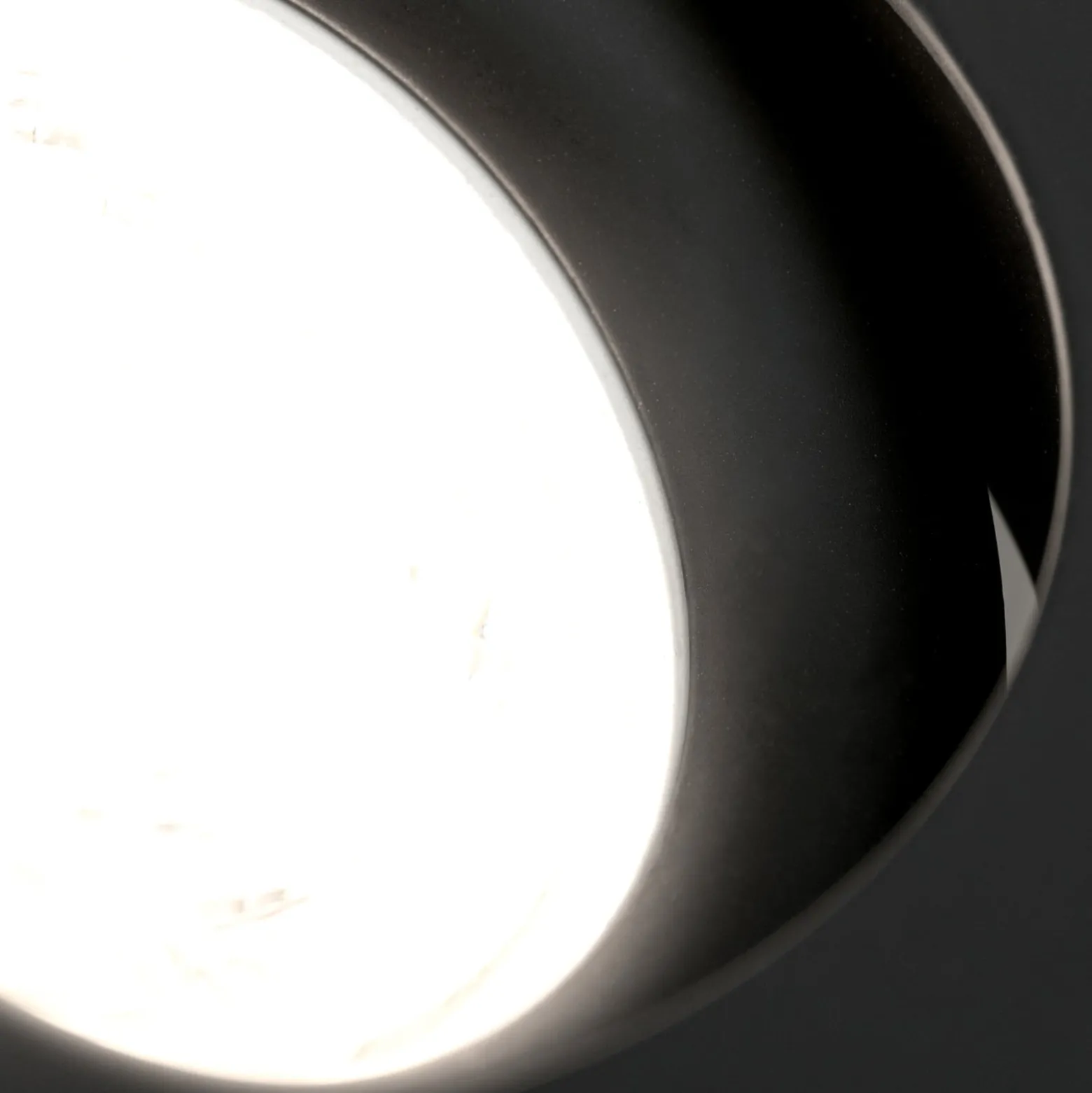 Einbauspot Choice, Aluminium, schwenkbar, schwarz