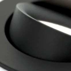 Einbauspot Choice, Aluminium, schwenkbar, schwarz