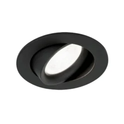 Einbauspot Choice, Aluminium, schwenkbar, schwarz
