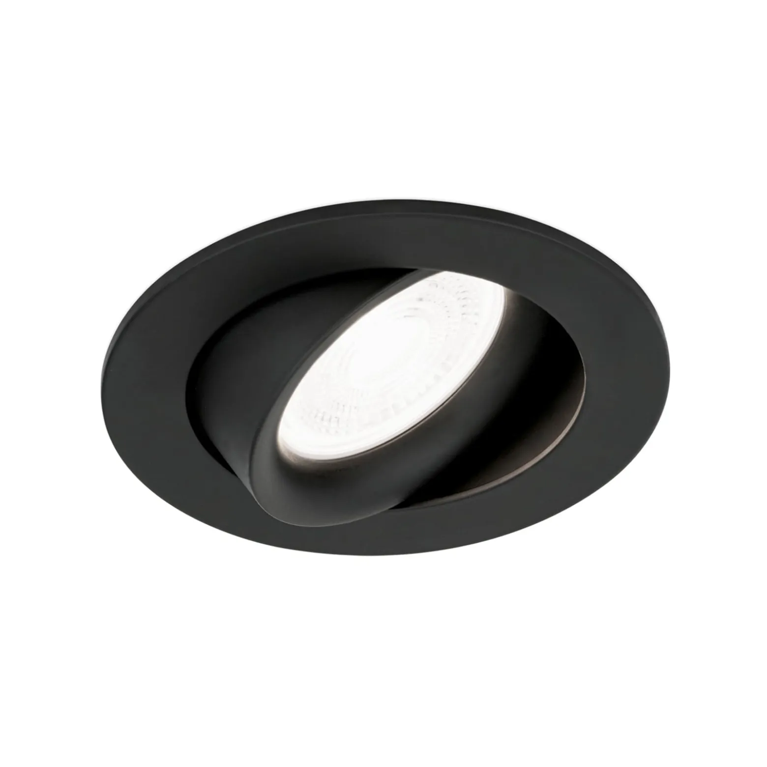 Einbauspot Choice, Aluminium, schwenkbar, schwarz