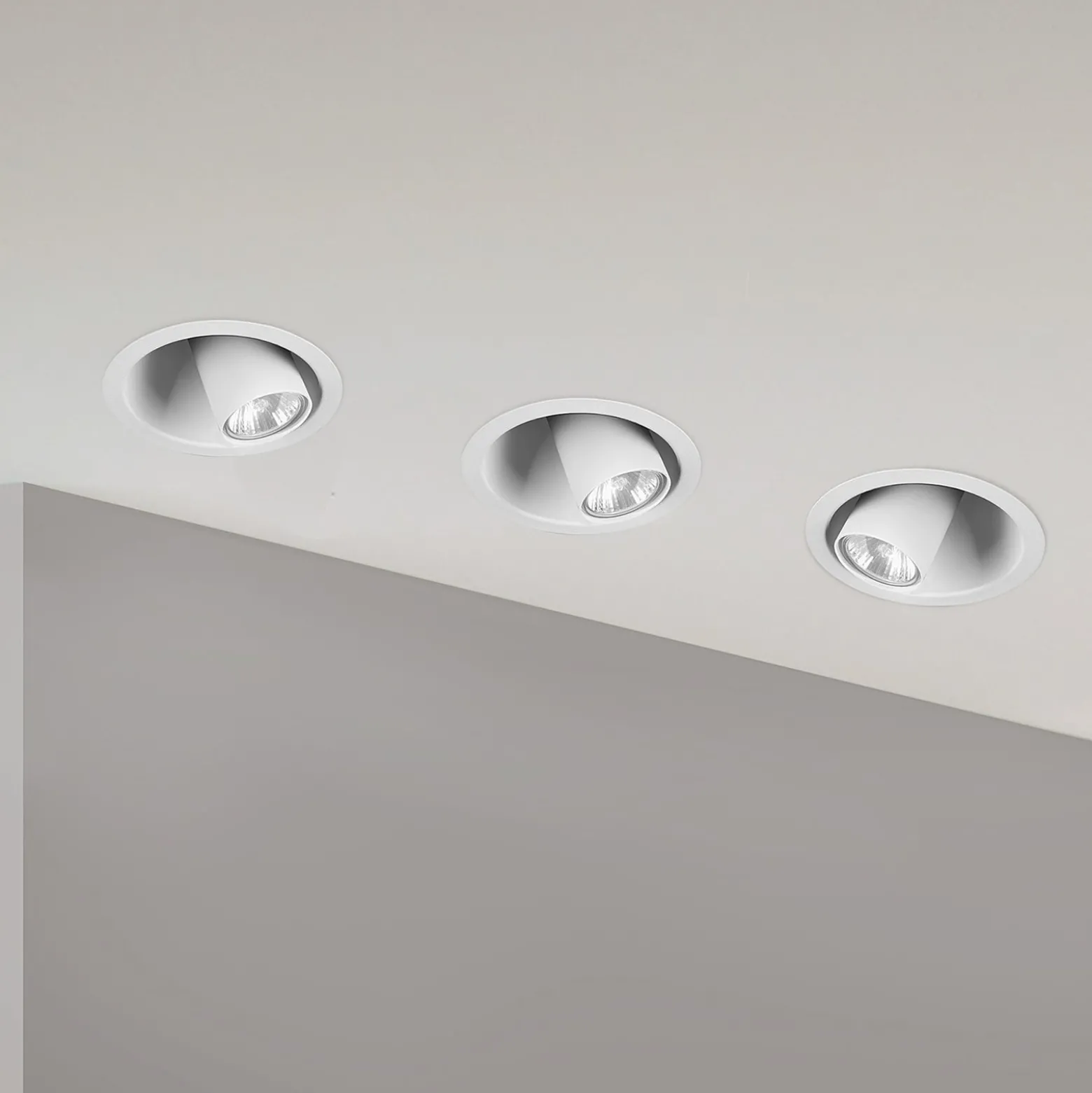 Einbaustrahler Dot, verstellbar, weiß