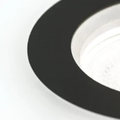 Einbaustrahler Glow, schwarz, Metall, Ø 11 cm, GU10