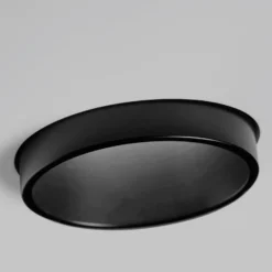 Einbaustrahler Thessaly, schwarz, Gips, Ø 10 cm, GU10