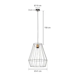 Envostar Finan Hängeleuchte, 1-flammig, Ø 41cm