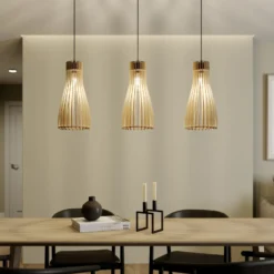 Envostar Furn Hängeleuchte, Birkensperrholz, 3fl