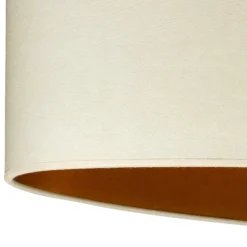Envostar Hängelampe Idun hellbeige 80 cm Naturmaterial vegan