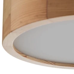 Envostar Kerio Deckenlampe, Ø 27 cm, kiefer natur