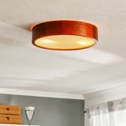 Envostar Kerio Deckenlampe Ø 37 cm kiefer rustikal