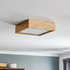 Envostar Kerio Deckenlampe 27,5x27,5cm eiche hell
