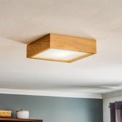 Envostar Kerio Deckenlampe 27,5x27,5cm eiche hell
