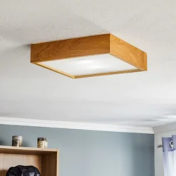 Envostar Kerio Deckenlampe 37,5x37,5cm eiche hell