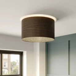 Envostar Veneer Deckenleuchte räuchereiche Ø 40cm