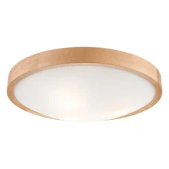 Envostar Zeus Deckenlampe aus Holz, eiche, Ø 47 cm