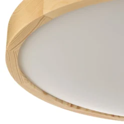 Envostar Zeus Deckenlampe aus Holz, kiefer, Ø 47cm
