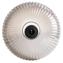Esszimmerlampe Coco, Ø 30 cm, schwarz/rauchgrau, Glas