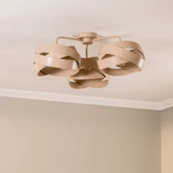 Euluna Deckenleuchte Tornado, beige, 3-flammig
