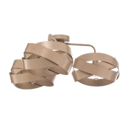 Euluna Deckenleuchte Tornado, beige, 3-flammig