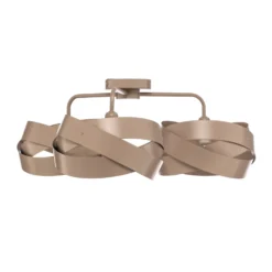 Euluna Deckenleuchte Tornado, beige, 3-flammig