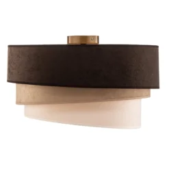 Euluna Devon Decke braun/beige/ecru/gold Ø45cm