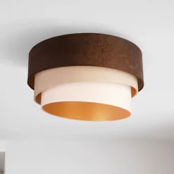 Euluna Devon Decke braun/beige/ecru/gold Ø45cm