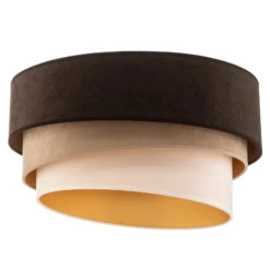 Euluna Devon Decke braun/beige/ecru/gold Ø45cm