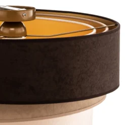 Euluna Devon Decke braun/beige/ecru/gold Ø45cm