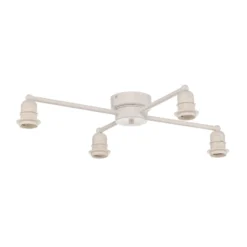Euluna Lodge Deckenleuchte, 4-flg., beige