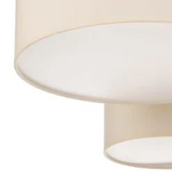 Euluna Lodge Deckenleuchte, 4-flg., beige