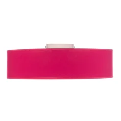 Euluna Roller Decke, Stoffschirm pink, Ø 50 cm