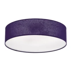 Euluna Roller Decke, Stoffschirm violett, Ø 50 cm