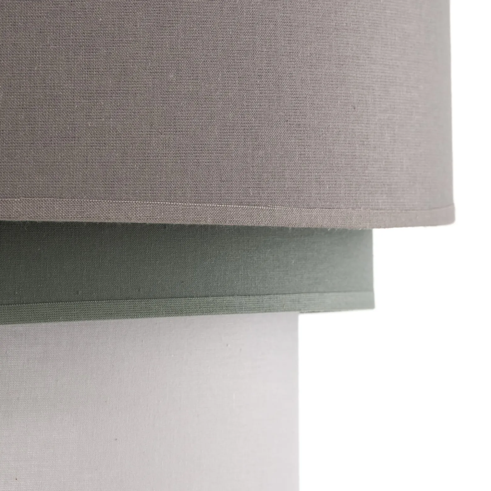 Euluna Trio Hängelampe beige/aquamarin/écru Ø45cm