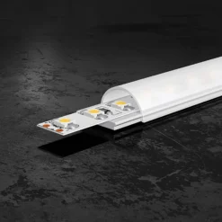 EVN APFLAT5 Alu-Profil, 200cm, halbrunde Abdeckung