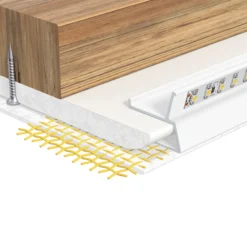 EVN APTBU Alu-Profil wandgerichtet 100cm weiß