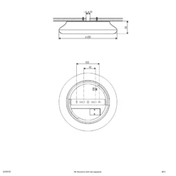 EVN Catino LED-Deckenleuchte, CCT, 25 cm