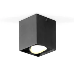 EVN Kardanus LED-Deckenleuchte, 9x9cm, schwarz