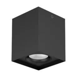 EVN Kardanus LED-Deckenleuchte, 9x9cm, schwarz