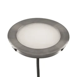 EVN L67101502 Bodeneinbauleuchte, Ø 8,5 cm, 3.000K