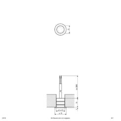 EVN LD2102 Einbauleuchte 12V IP68 Ø1,8cm 0,2W 830