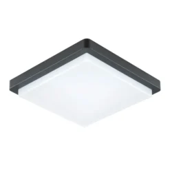 EVN LED-Außendeckenleuchte Tectum, 23x23 cm, anthrazit, 150°