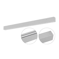 EVN Munus LED-Deckenleuchte silber 50W