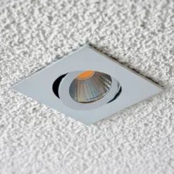 EVN PC20 Einbau eckig Phasendimmer 3000K chrom