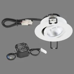 EVN PC20 Einbaulampe rund Phasendimmer 3000K weiß