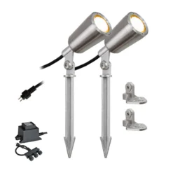 EVN PC6806 LED-Gartenspot, 12V, 2er-Set, 3.000 K