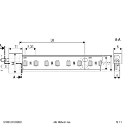 EVN STR6724 LED-Strip IP67 5m 72W 3.000K