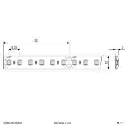 EVN STR5424 LED-Strip IP54 5m 72W 4.000K
