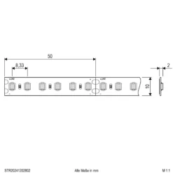 EVN STR2024 LED-Strip IP20 5m 72W 3.000K