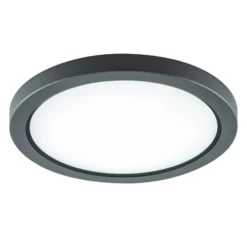EVN Tectum LED-Außendeckenleuchte rund mit Glas