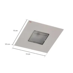 Fabbian Quarter - quadratische LED-Deckenleuchte